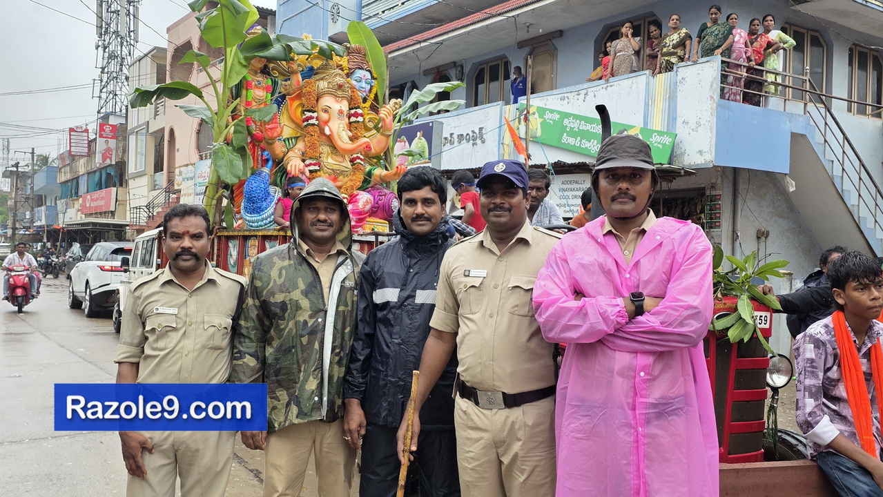 Razole Taluka Ganesh Nimajjanam